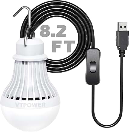 Portable 5V 5W LED Camping Light with Switch