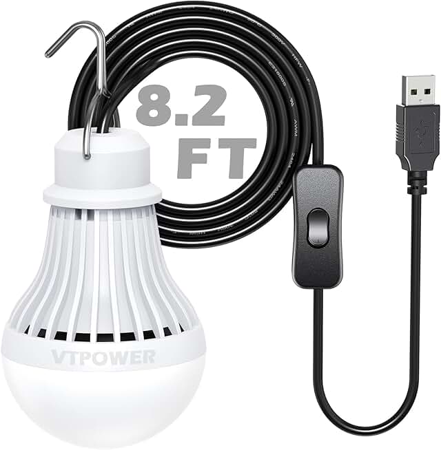 Portable 5V 5W LED Camping Light with Switch