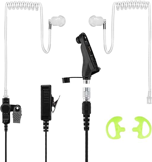Quick Disconnect Police Lapel Microphone for Radio