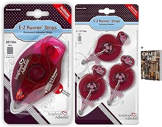 Double Sided Tape Dispenser with Refill and E-Book