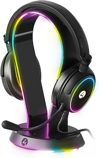 Light Up Headset and Stand Bundle for Gaming Devices