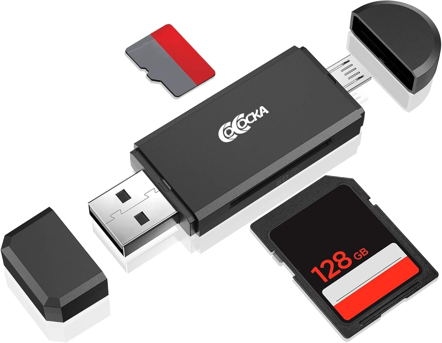 Micro USB OTG to USB 2.0 SD Card Adapter
