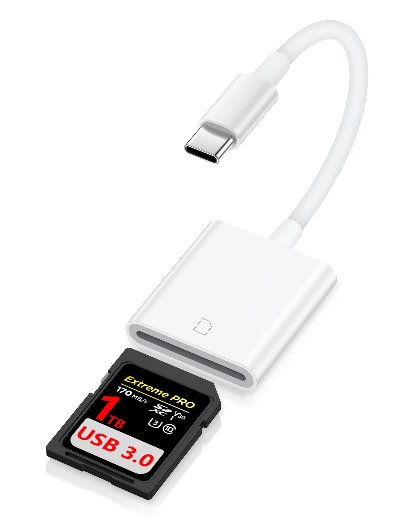 USB C Memory Card Reader for Phones and Tablets