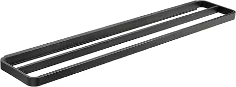 Double Towel Rail for Bathroom Storage and Decor