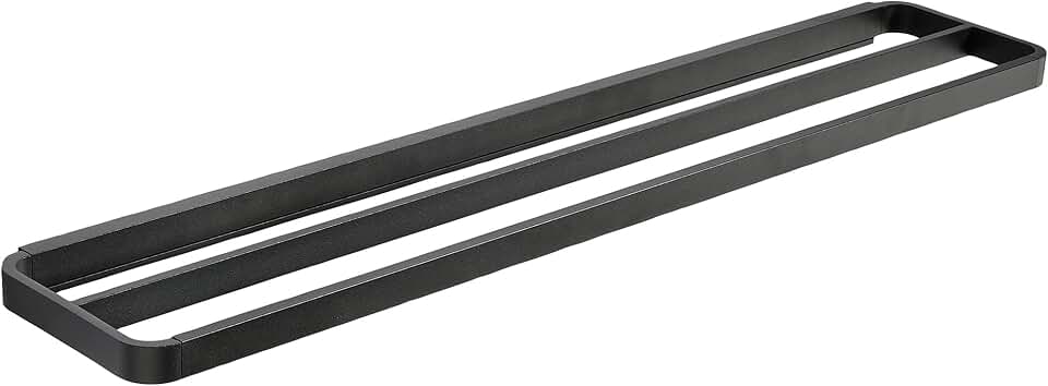 Double Towel Rail for Bathroom Storage and Decor