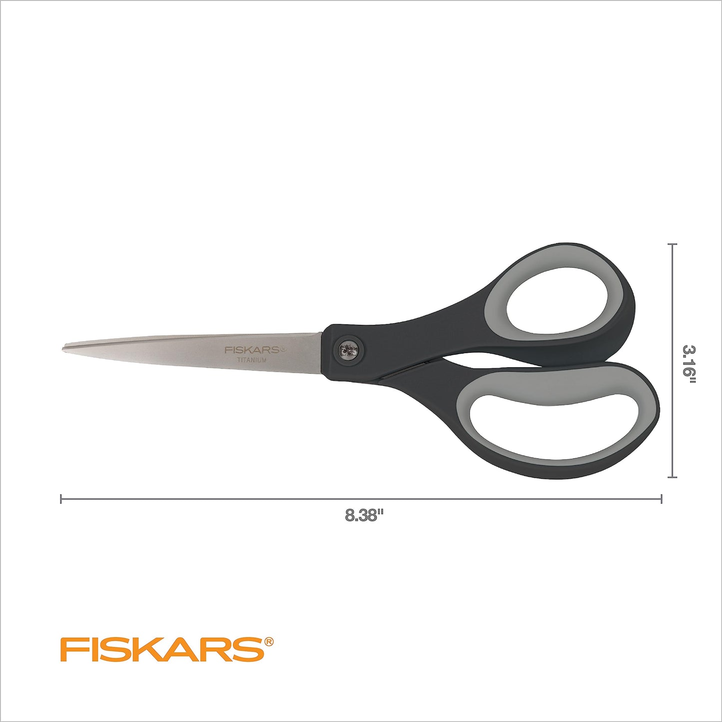 TitaniumTouch Softgrip Scissors 8"