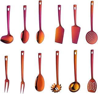 12-Piece Stainless Steel Cooking Utensil Set