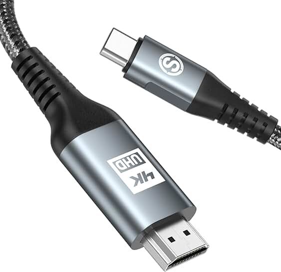 20FT USB-C to HDMI Cable for 4K Display
