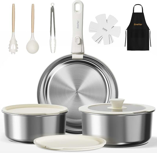 Wooden Spatula and Spoon Set for Cooking and Serving