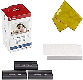 3 Color Ink Cassette and 108 Sheets for Photo Printer