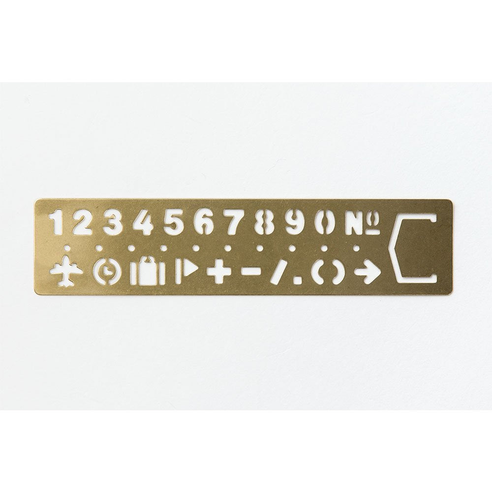 Brass Bookmark with Number 42168006