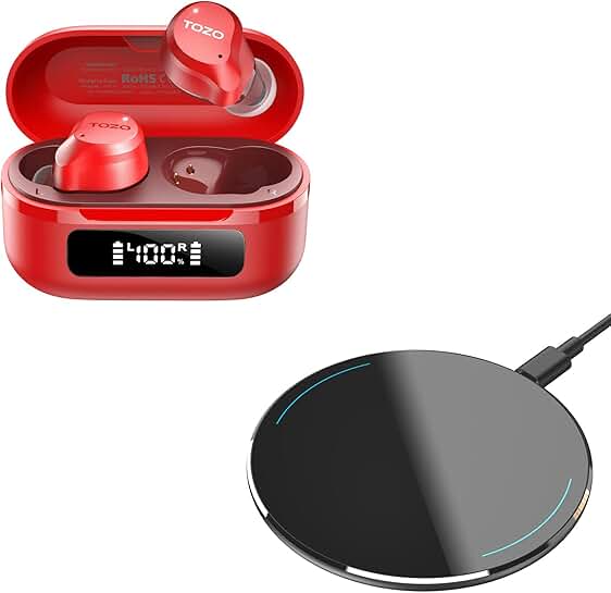 Wireless Earbuds with Noise Cancelling and Waterproofing