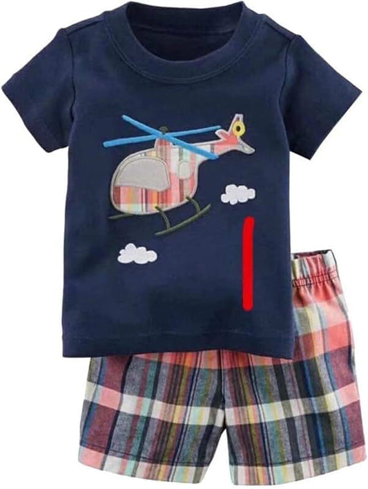 Toddler Boy's Short Sleeve T-Shirt and Shorts Set