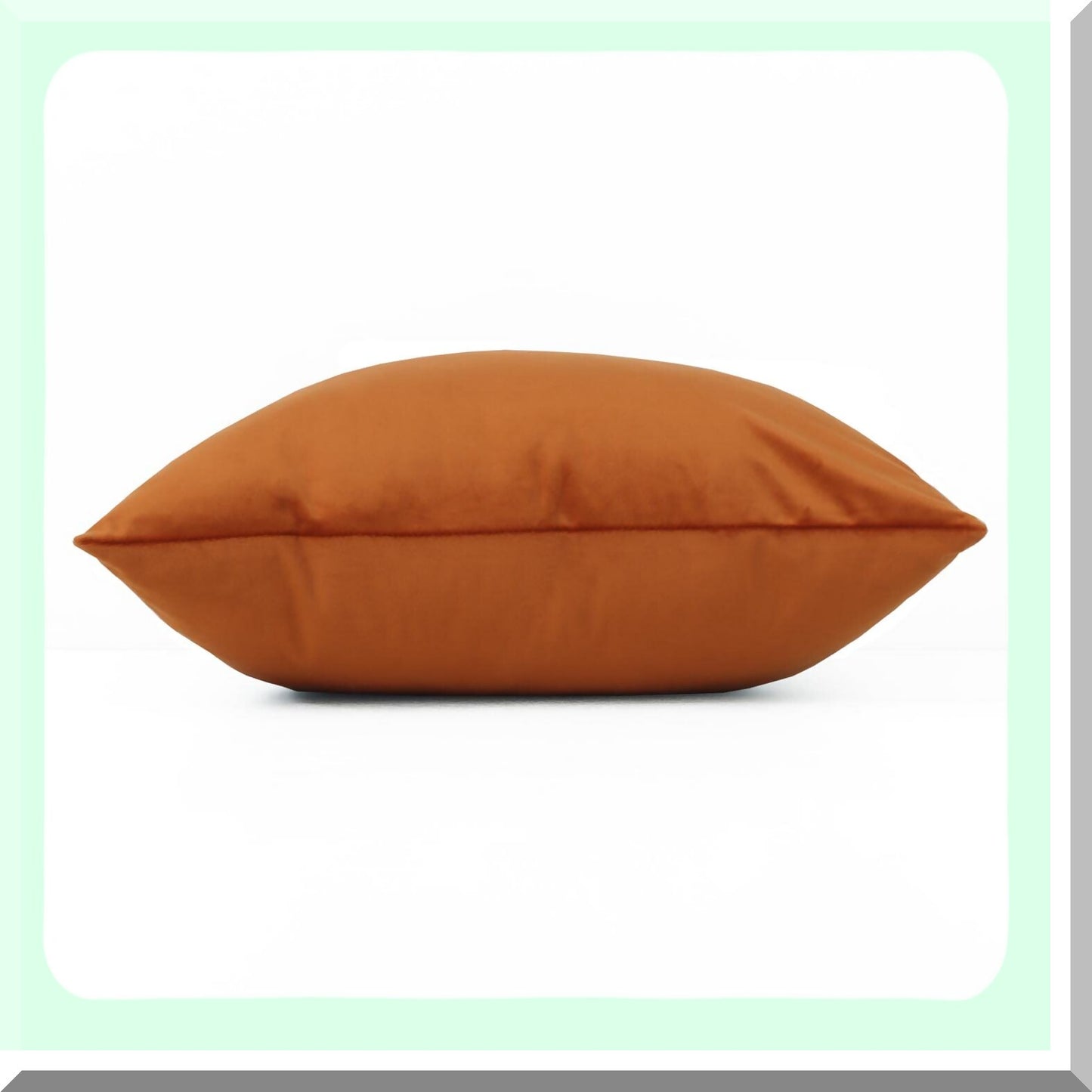 Cozy Velvet Orange Pillowcase Set - 18x18 Inch Decorative Square Cushion Covers for Couch Sofa & Bedroom - Soft & Stylish Home Decor - 45x45 Cm