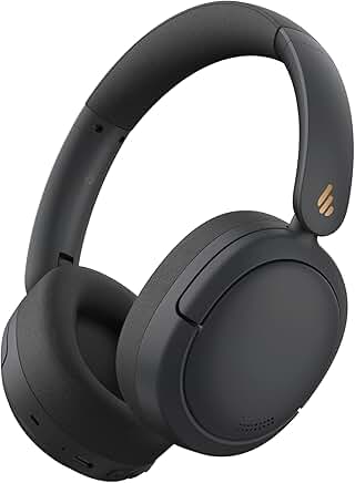 Wireless Over-Ear Headphones with Noise Cancellation and Long Battery