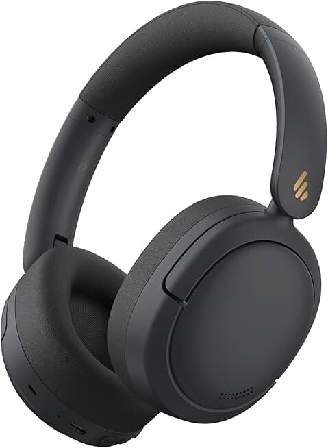 Wireless Over-Ear Headphones with Noise Cancellation and Long Battery