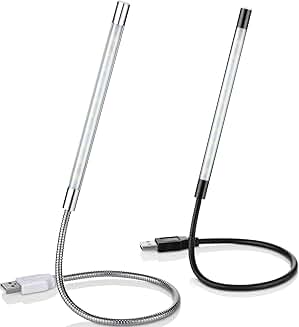 Two-Piece USB LED Light for Laptop Keyboard and Reading
