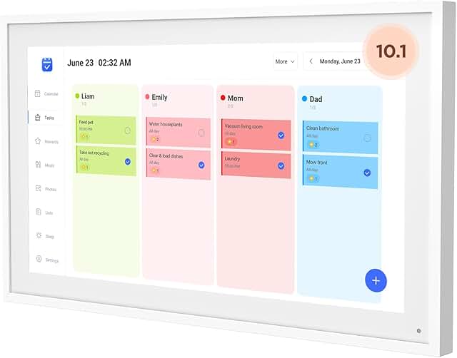 10.1 Inch Digital Touch Screen Calendar for Family Planning