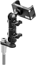Black Phone Holder with Spring Cradle and Mount