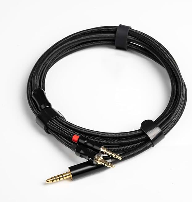 Dual 3.5mm to 4.4mm Cable for Planar Magnetic Headphones