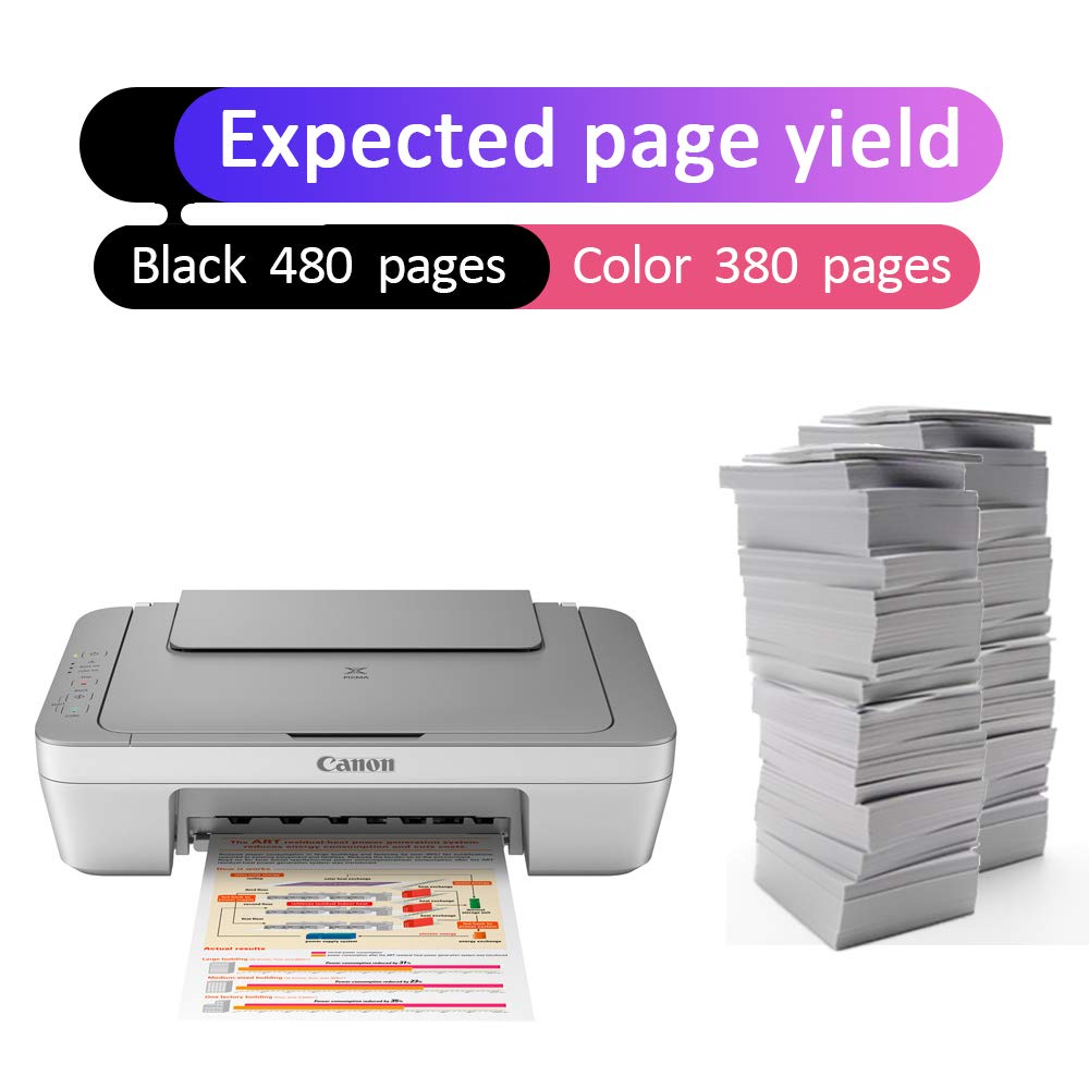 245XL Black Ink Cartridge Replacement for Canon PG-245 PG-245XL PG 245 245XL 245 XL PG-243 Used in Canon PIXMA MX492 MX490 MG2920 MG2420 MG2520