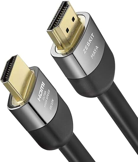 High Speed 8K HDMI Cable 23ft for 4K HDR VRR Atmos