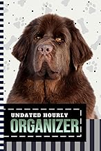 Hourly Organizer with Dog Art Cover