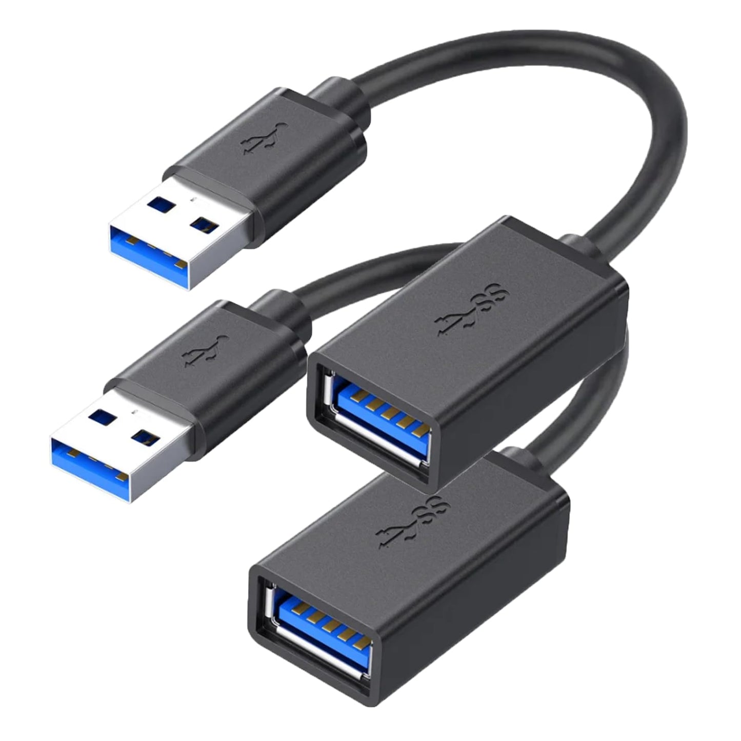 1ft USB 3.0 Extension Cable, 2 Pack