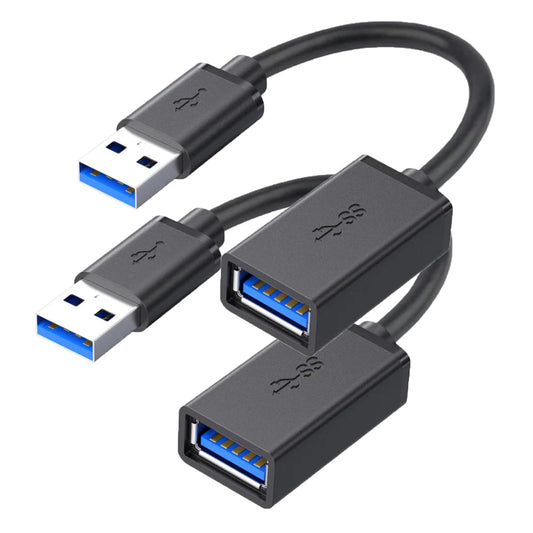 1ft USB 3.0 Extension Cable, 2 Pack