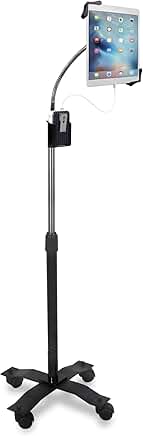 Adjustable Gooseneck Floor Stand for Tablets
