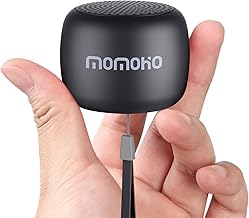Small wireless Bluetooth speaker with mic for travel and outdoor use
