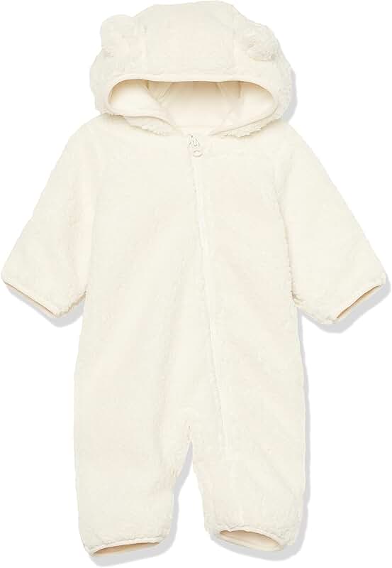 Unisex Baby Sherpa Fleece Bunting Suit