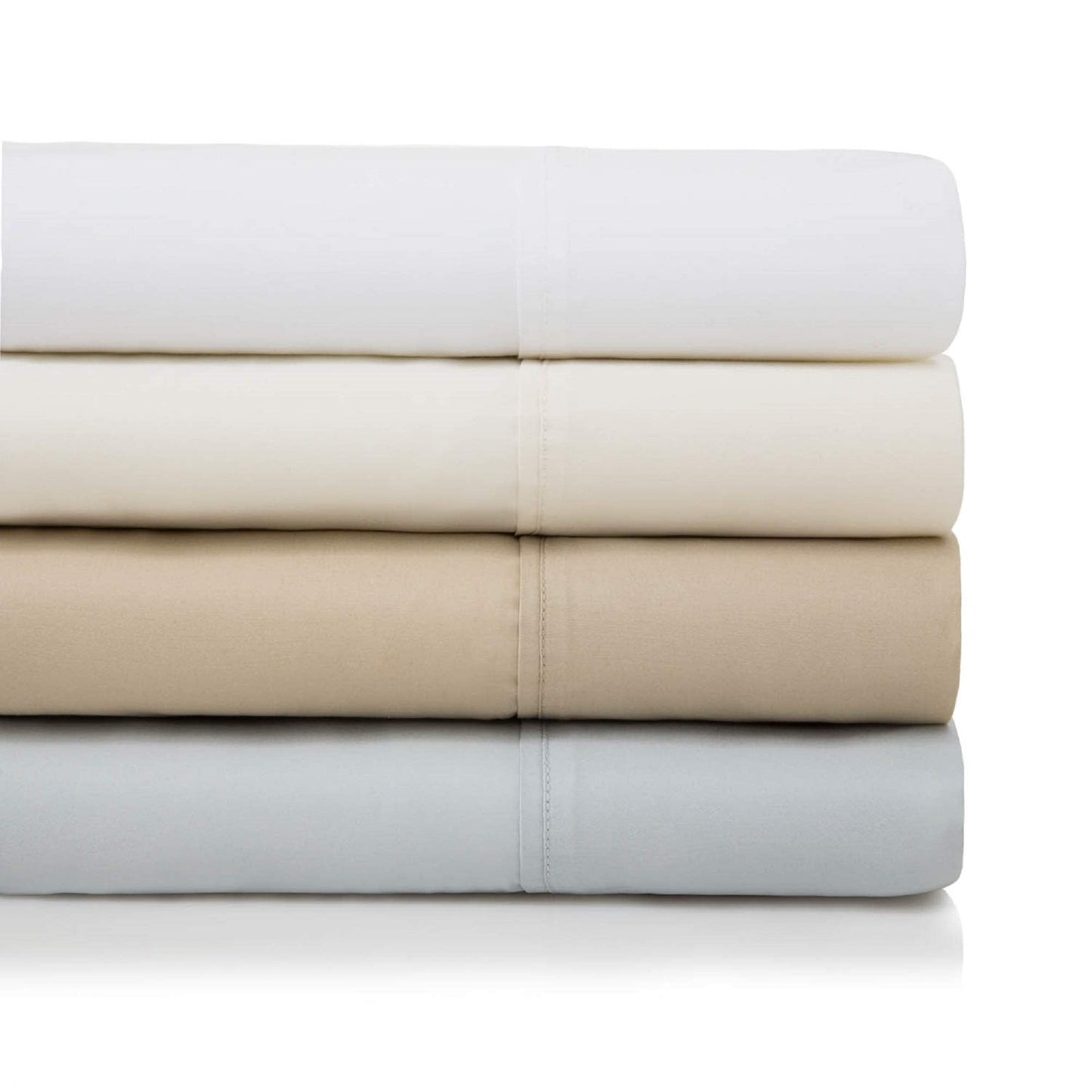 600 Thread Count Lu ous Feel Soft Cotton Blend Sheet Set with Deep Pocket Design