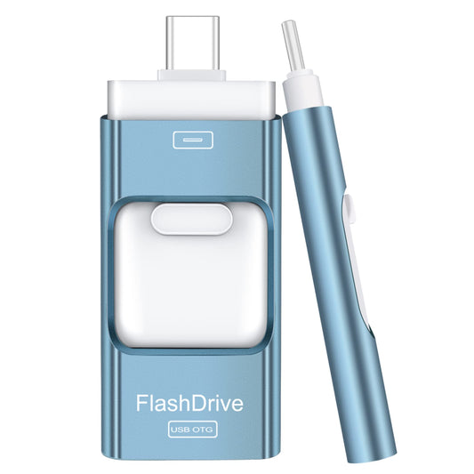 Flash Drive for iPhone 256GB 4-in-1 USB Type C Memory Stick