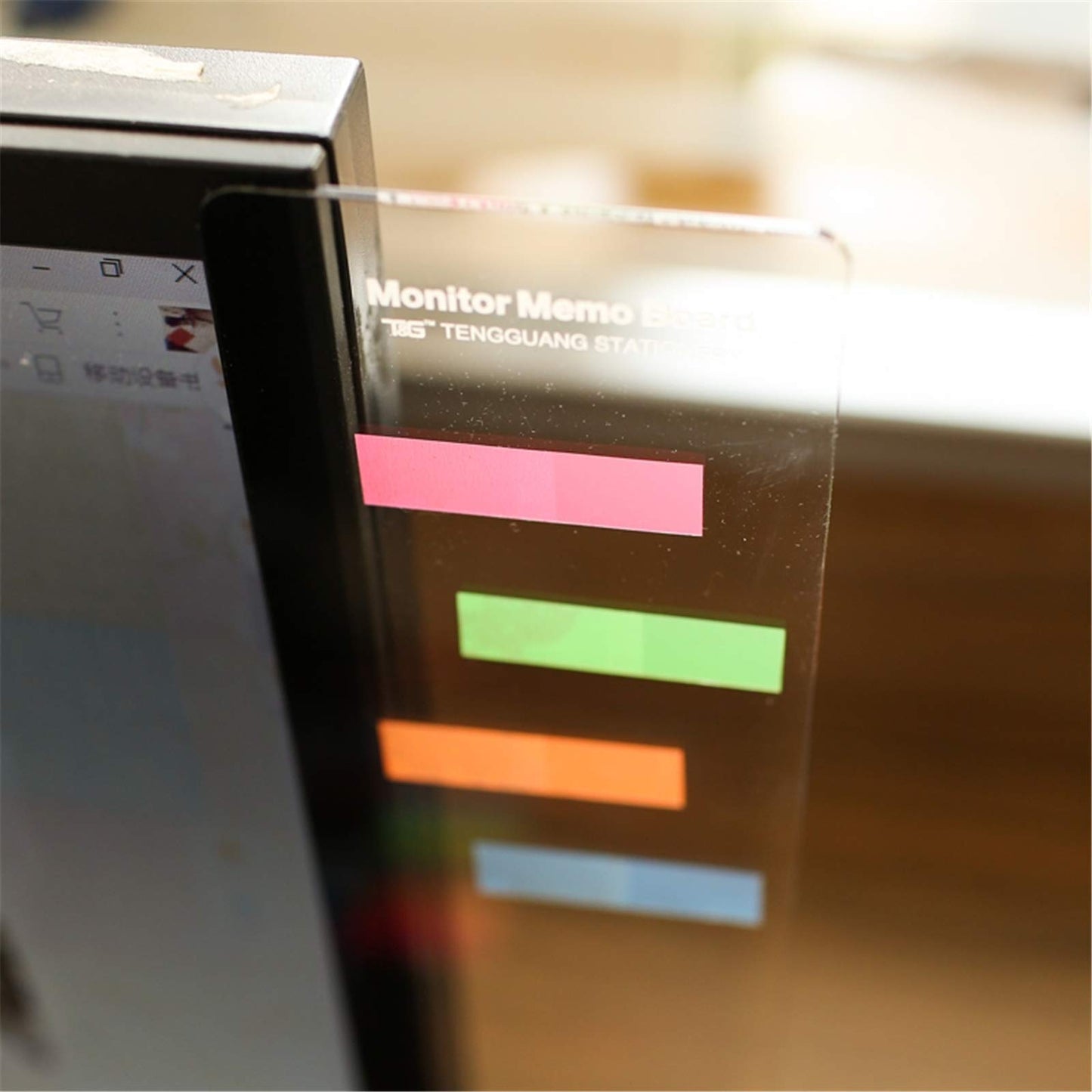 Transparent Acrylic Side Panel and Memo Board Set
