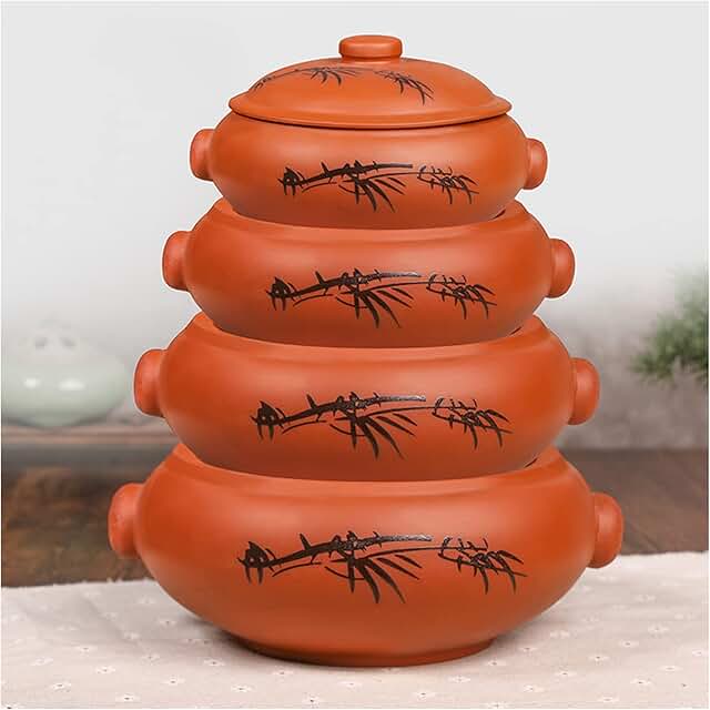 Ceramic Soup and Porridge Pot for Cooking