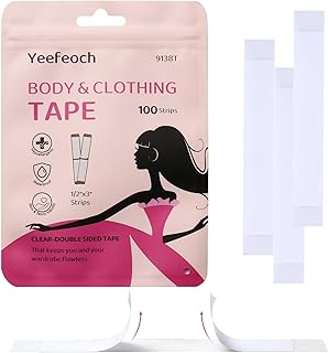 Transparent Double-Sided Tape for Clothing and Skin