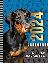 Weekly planner with dog paw print cover