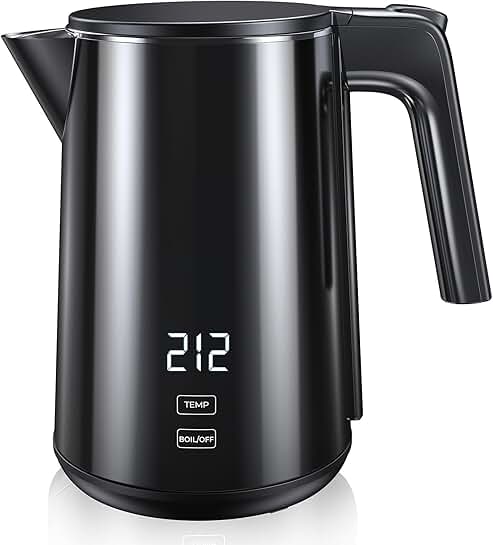1.0L Electric Kettle with 1200W Fast Heating