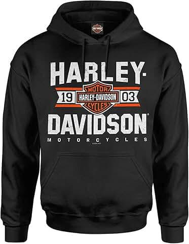 Men's Black Varsity Logo Cotton Hoodie