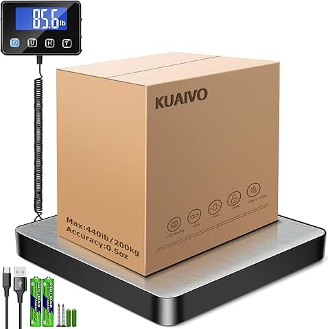 High-Accuracy Digital Postal Scale for Packages and Luggage