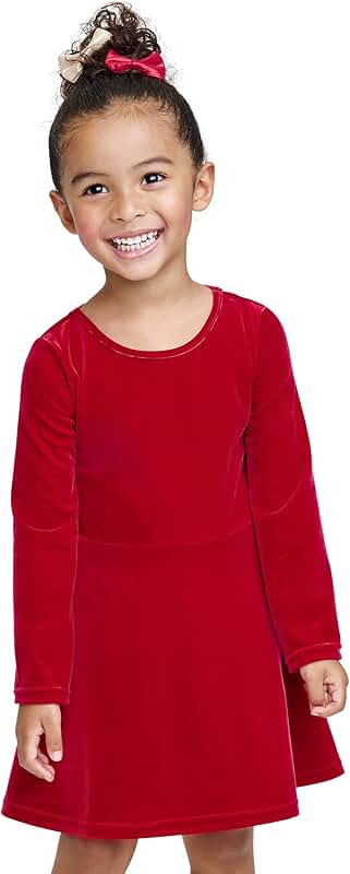 Baby Girls and Toddler Long Sleeve Casual Dresses