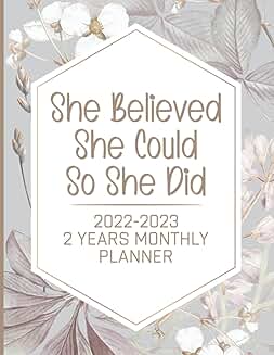 Two-Year Monthly Planner with Holidays