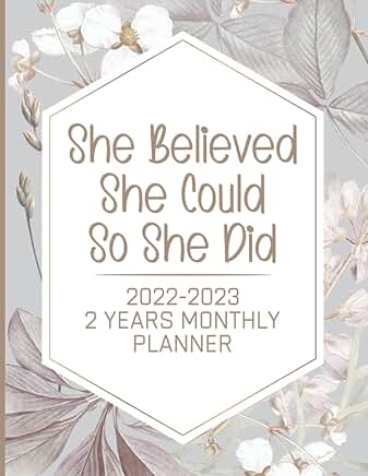 Two-Year Monthly Planner with Holidays