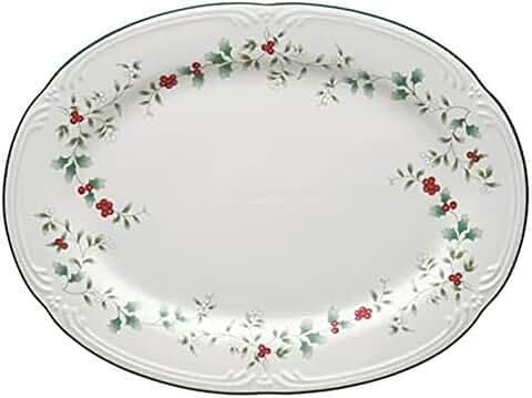 Winterberry 14-Inch Stoneware Serving Platter
