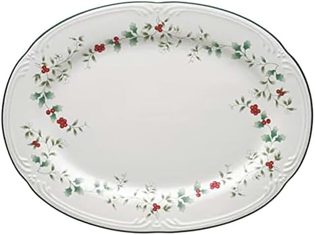 Winterberry 14-Inch Stoneware Serving Platter