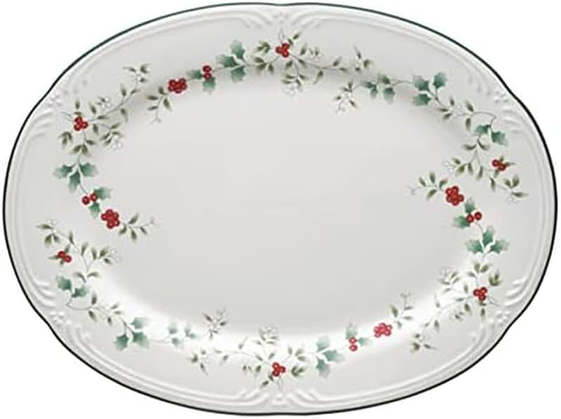 Winterberry 14-Inch Stoneware Serving Platter