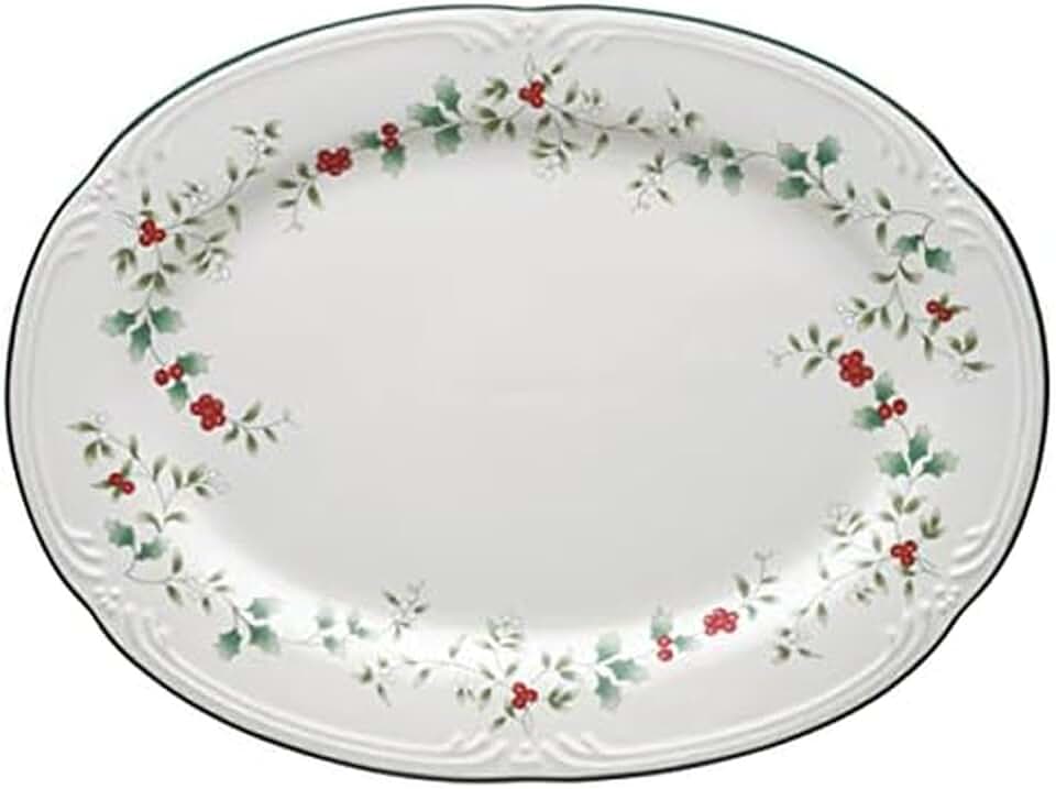 Winterberry 14-Inch Stoneware Serving Platter