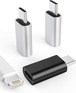 3-Pack Lightning to USB-C Female Adapters