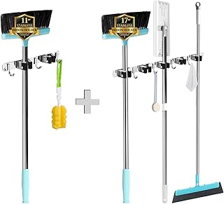 Wall Mounted Garage Organizer with Racks and Hooks